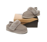 UGG Slippers - Removable Strap Slingback UGG Slipper Women Waffle Platform