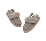 UGG Slippers - Removable Strap Slingback UGG Slipper Women Waffle Platform