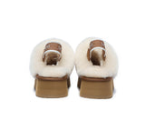 UGG Slippers - Removable Strap Slingback UGG Slipper Women Waffle Platform