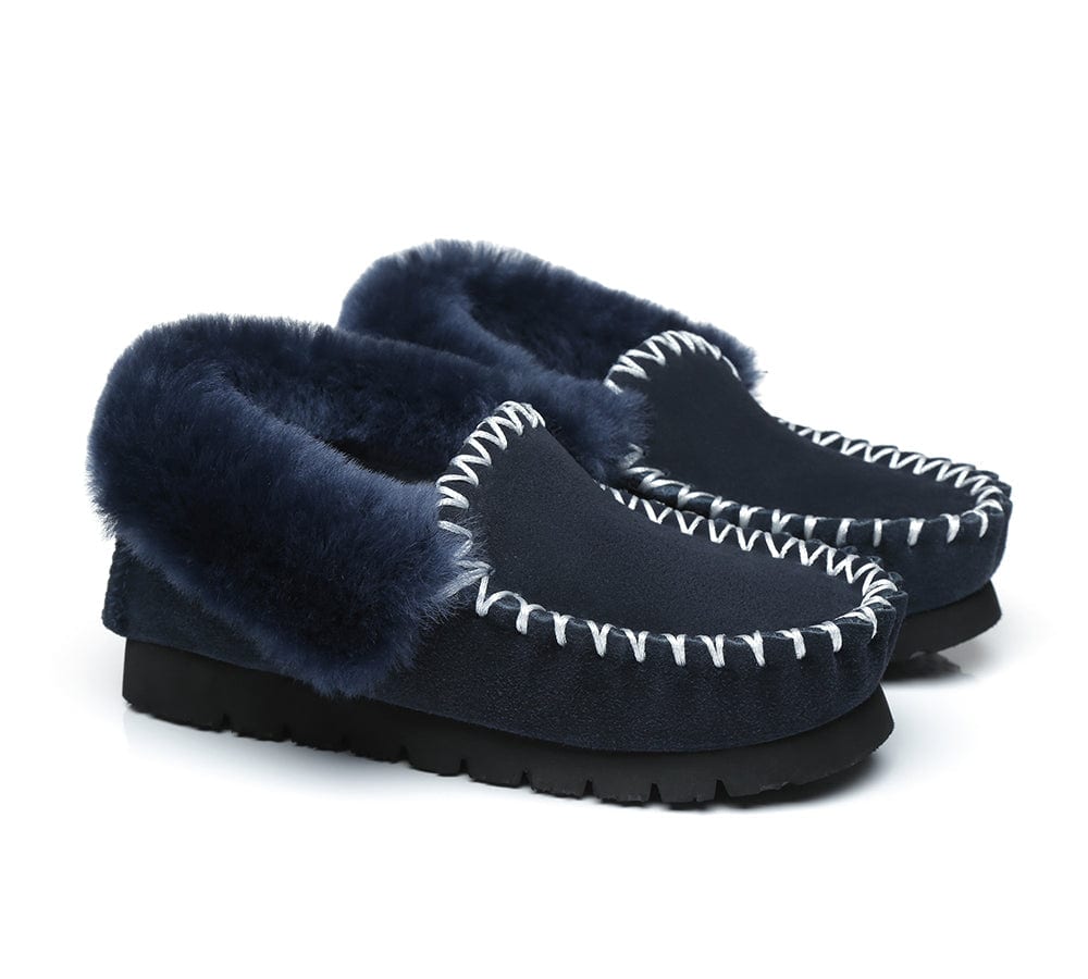 UGG Ankle Slippers Unisex Popo Moccasins – UGG EXPRESS NZ
