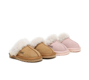 UGG Slippers - UGG Slippers Kids Australian Sheepskin Wool Muffin