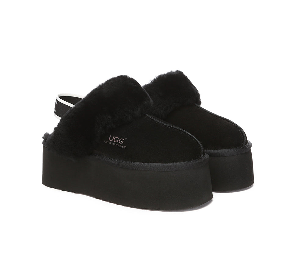 【UGG EXPRESS】AUSTRALIAN SHEPHERD Slingback Platform/厚底 UGG EXPRESS】AUSTRALIAN SHEPHERD Slingback Platform/厚底